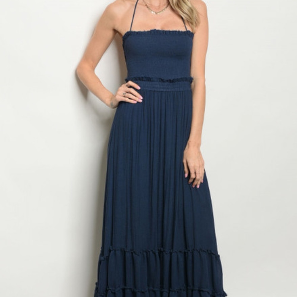 Navy Maxi Dress***NWT*** - Picture 2 of 4